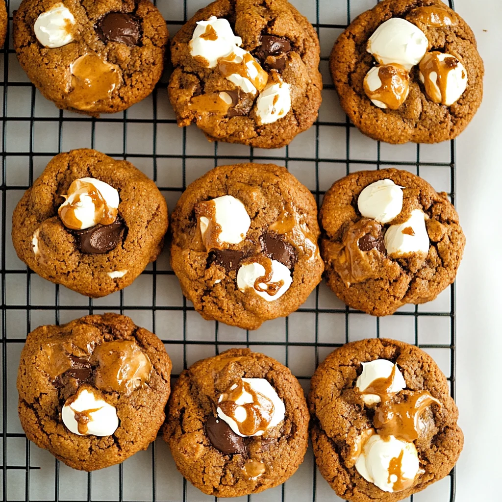 Pumpkin S'mores Cookies