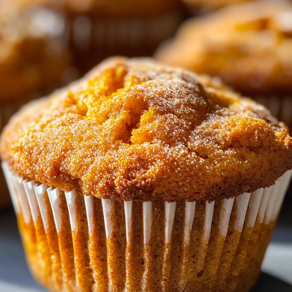 Spice Cake Pumpkin Muffins