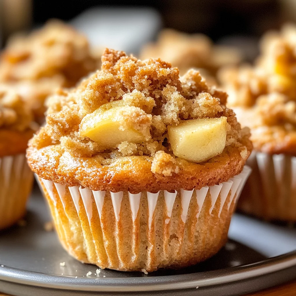 Apple Crumble Muffins