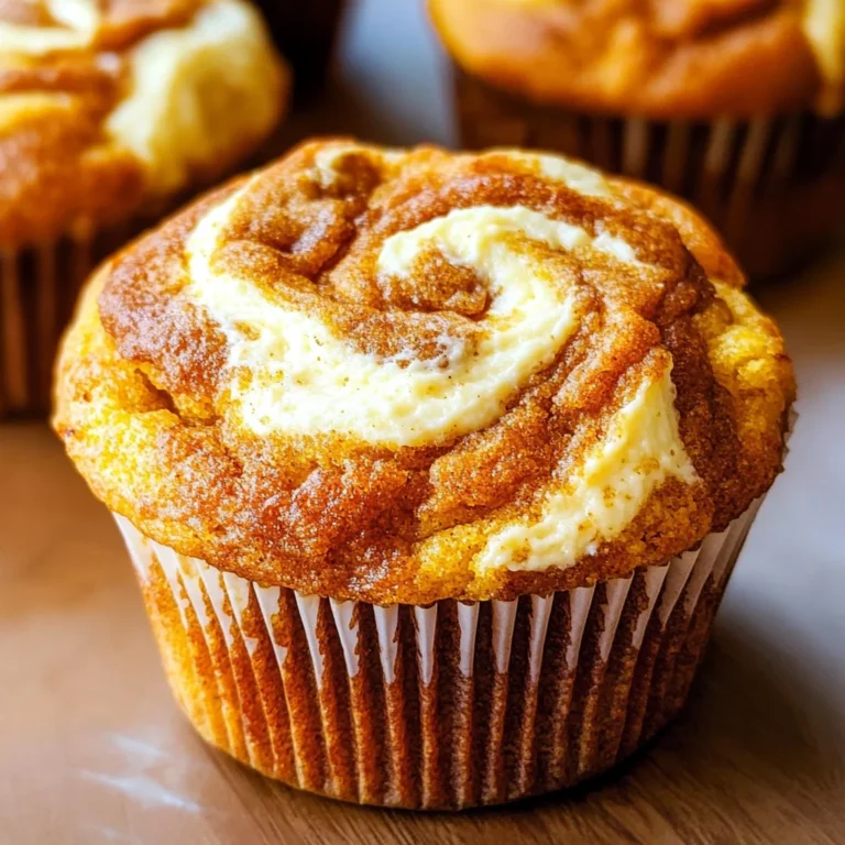 Best Swirled Pumpkin Cream Cheese Muffins
