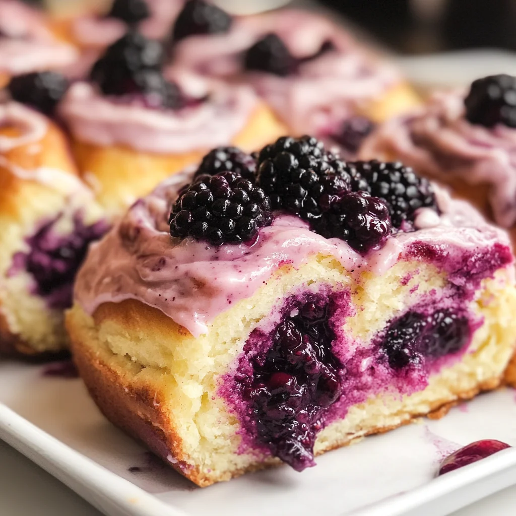 Blackberry Cinnamon Rolls