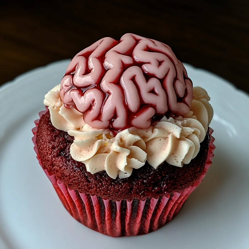 Bleeding Brain Cupcakes