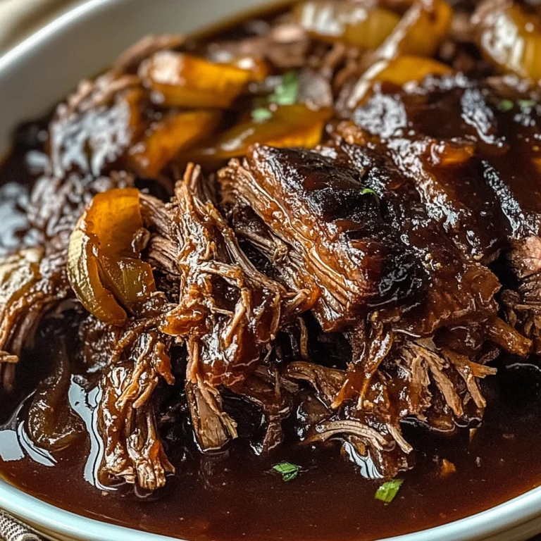 Caramelized Pulled Beef Brisket