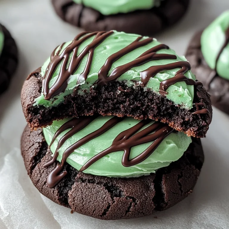 Chocolate Mint Cookies