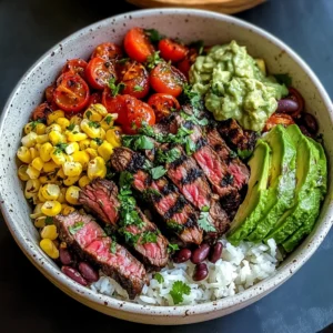Cilantro Lime Steak Bowls