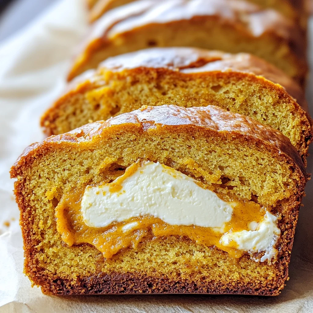 Cream Cheese-Filled Pumpkin Bread