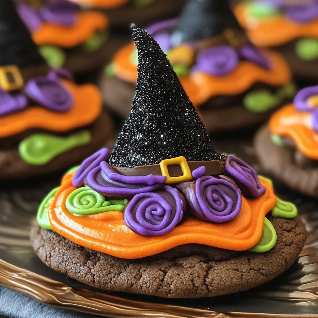 Halloween Witch Hat Cookies