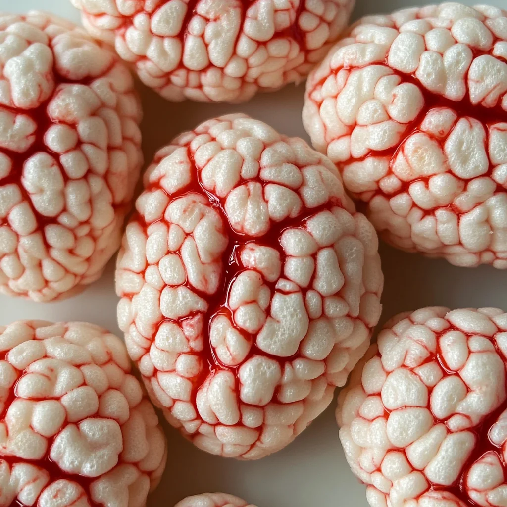 Marshmallow Rice Bubbles Halloween Brains