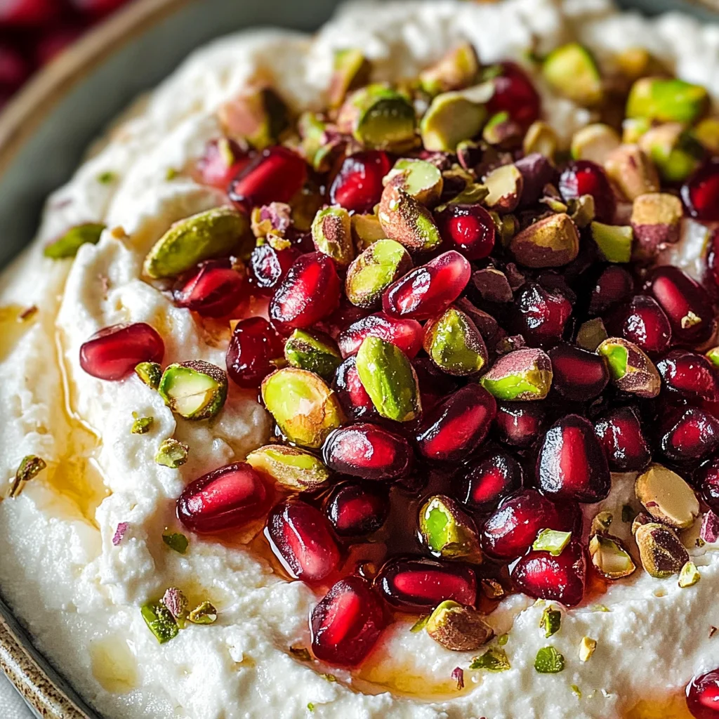 Pomegranate Pistachio Whipped Feta