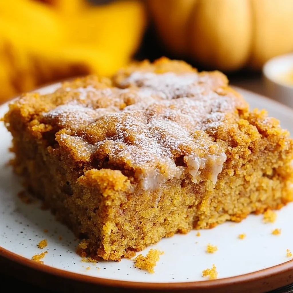 Pumpkin Coffee Cake