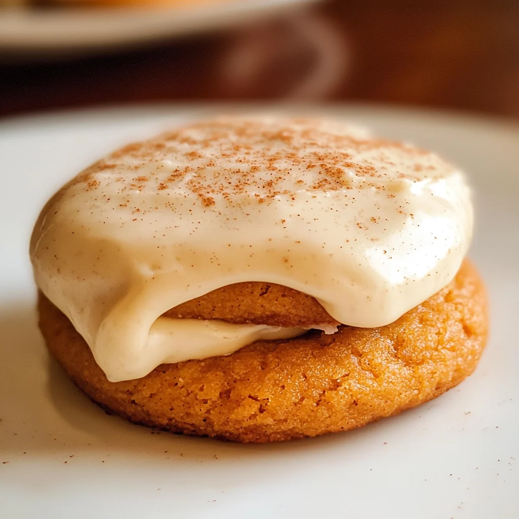 Pumpkin Spice Sugar Cookies with Cream Cheese Frosting