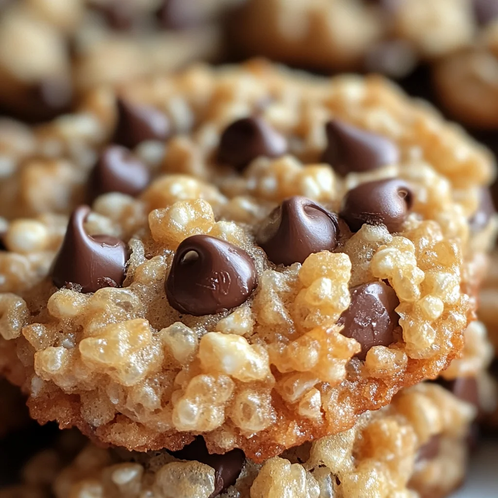 Rice Krispie Chocolate Chip Cookies