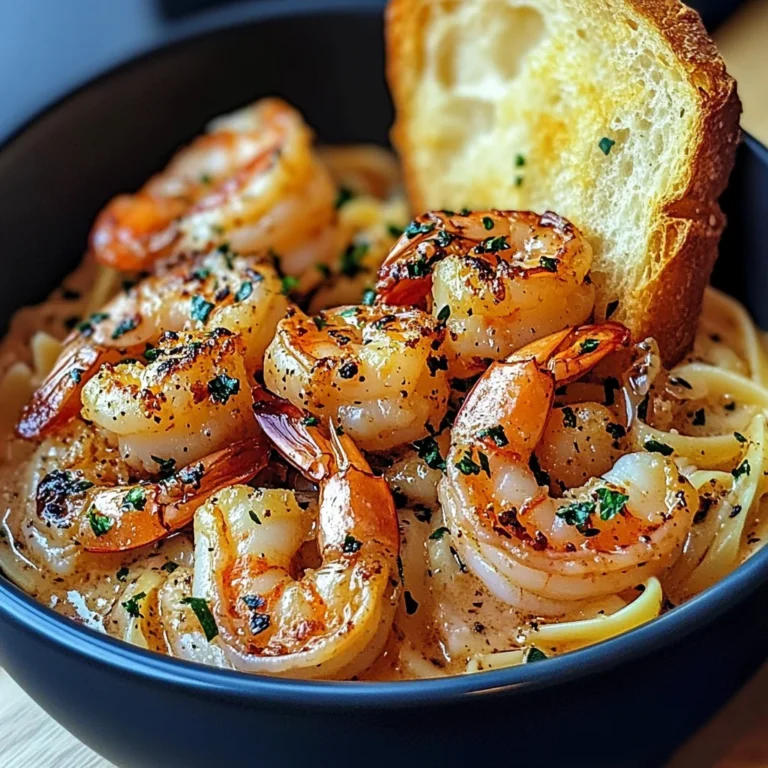 Shrimp Scampi Bowls with Garlic Bread