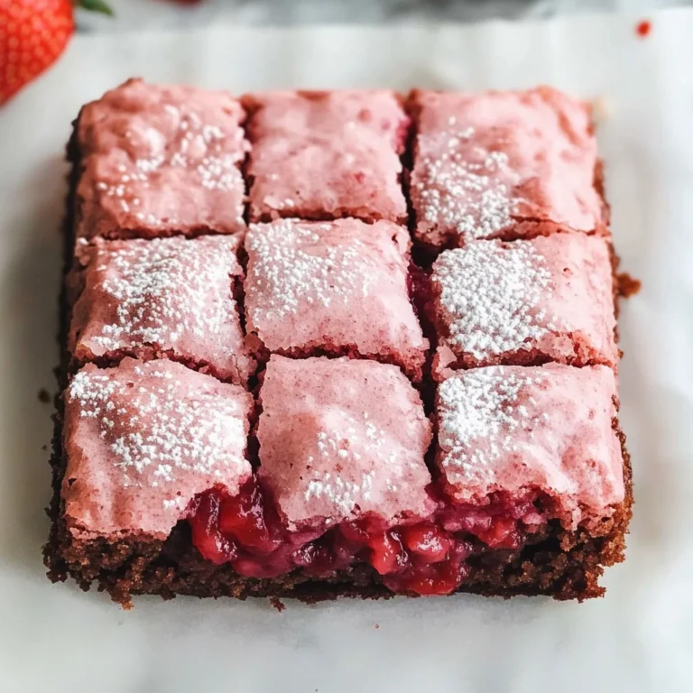 Strawberry Brownies