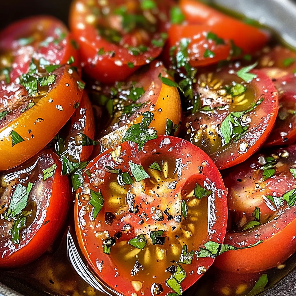 Zesty Marinated Tomatoes