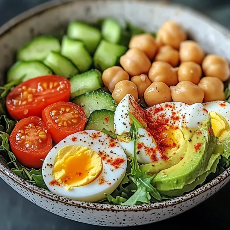Chickpea & Egg Power Bowl