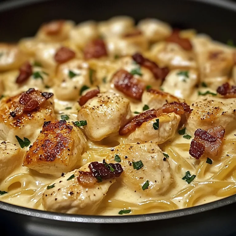 Creamy One-Pan Chicken Carbonara