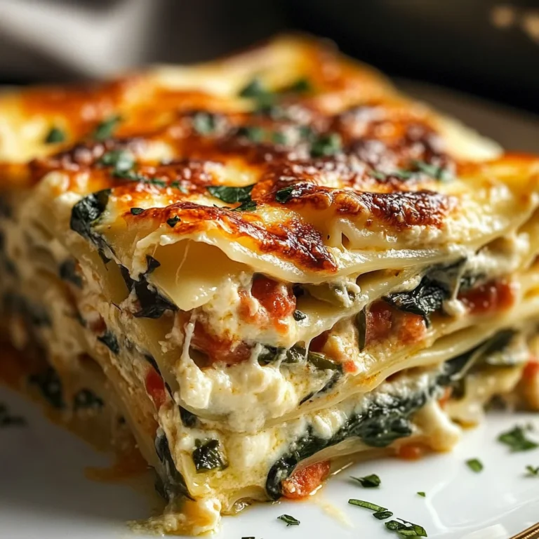 Creamy Veggie White Lasagna