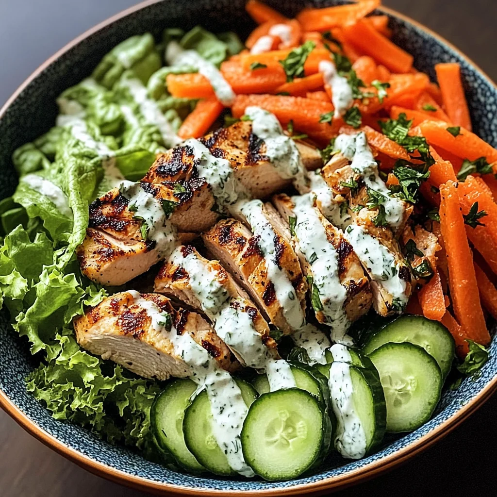 Grilled Chicken & Crunchy Veggie Power Bowl