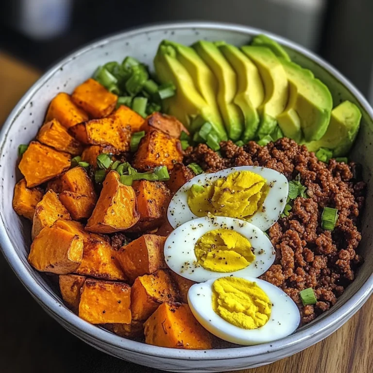 Protein Power Bowl with Sweet Potatoes & Avocado